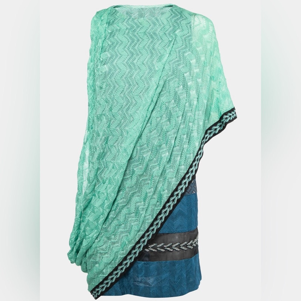 Missoni - Blue/Green Knit Dress - IT 40; US: Small